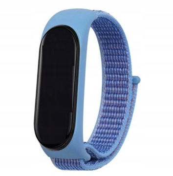 Pasek Opaska Xiaomi Mi Band 3 4 5 6 Niebieska