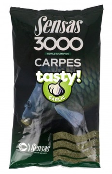 SENSAS ZANĘTA 3000 TASTY CARP GARLIC 1kg CZOSNEK