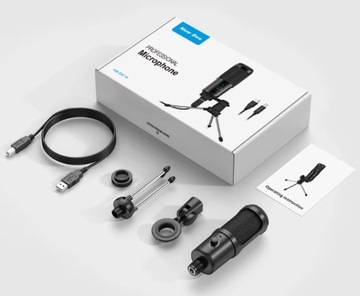 НОВЫЙ USB-МИКРОФОН BEE ДЛЯ КОМПЬЮТЕРНОГО ЕМКОСТНОГО ИГРОВОГО СТОЛБА + ПОДСТАВКА