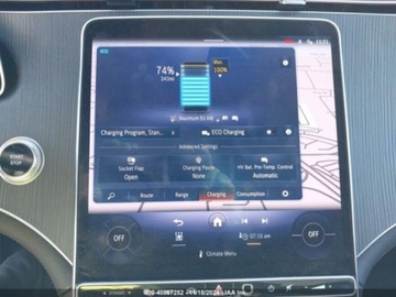 Mercedes 2023 Mercedes-Benz EQE 2023r., 4MATIC, od ubezpieczalni Benzyna 288KM, zdjęcie 10