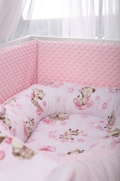 НАБОР ДЕТСКОГО КОКОНА NEST MINKY PIECE XXL BABYMAM, 7 ЭЛЕМЕНТОВ.