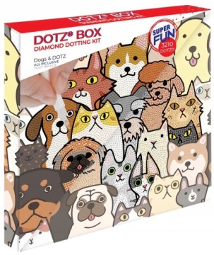 Diamantová Mozaika Hobby Relaxační Obraz Dogz & Dots Vylepovačka Diamanty