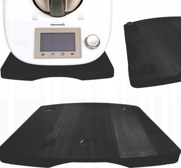 MEGA DESKA PODSTAWKA PODKŁADKA POD THERMOMIX TERMOMIKS TM6 TM5 CZARNA