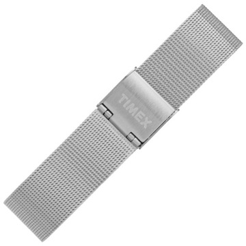 Srebrna oryginalna bransoleta stalowa mesh do zegarka Timex TW2R36200 16mm