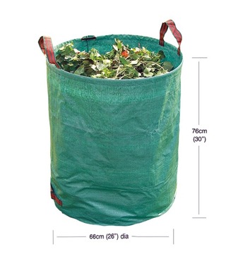 САДОВАЯ КОРЗИНА, СКЛАДНАЯ СУМКА ДЛЯ ЛИСТОВ, СУМКА ДЛЯ ТРАВЫ, 272 Л, РУЧКИ