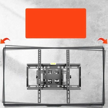 КРЕПЛЕНИЕ ДЛЯ ТЕЛЕВИЗОРА 25–65 ДЮЙМОВ, РЕГУЛИРУЕМАЯ, ОЧЕНЬ ПРОЧНАЯ НАСТЕННАЯ ВЕШАЛКА
