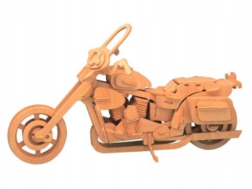 Harley Davidson II składanka drewniana puzzle 3D P020 Sea-Land
