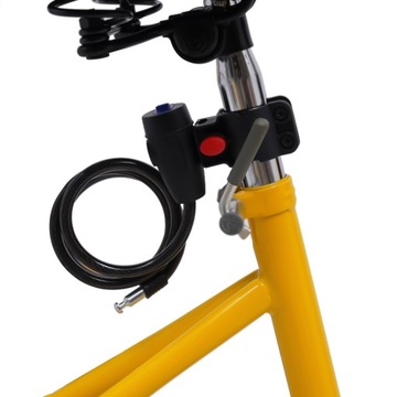 24” ROWER TRÓJKOŁOWY 7 biegów Składane żółty