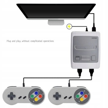 КОНСОЛЬНЫЙ ТВ ИГРА 621 ИГРЫ HDMI РЕТРО 8 БИТ