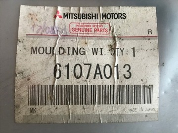 MITSUBISHI LANCER 2007 TĚSNĚNÍ LIŠTA OKNO PŘEDNÍ OE 6107 A013