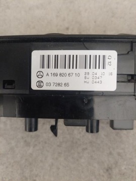 MERCEDES B TŘÍDA W245 PANEL OKNO LEVÝ PŘEDNÍ A1698206710