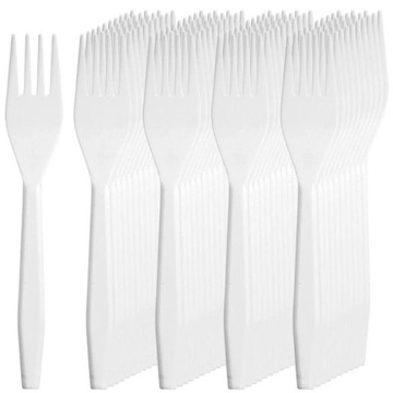 WIDELEC Premium plastik biały wielorazowy 100 szt.