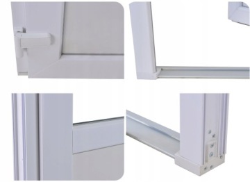 Внешние двери UPVC белые 110 x 210 магазин правый ON STOCK