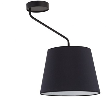 Designerski Nowoczesny SIGMA LIZBONA 1 plafon czarny LED