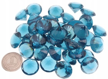 Кристаллические гальки бриллианты искусственные камни 2 см 4 шт. Каждый цвет