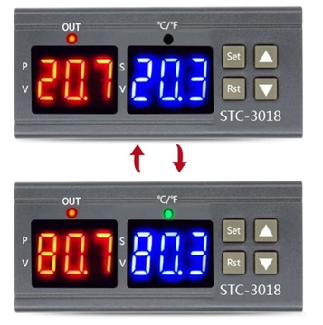 REGULATOR TEMPERATURY STEROWNIK SONDA STC3018 230V