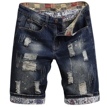 New Arrival Summer Luxury Korean Style Ripped Men
