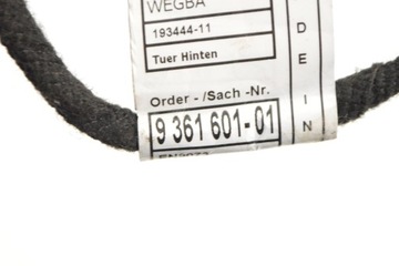 BMW 2 F45 218D 2014 LHD ZADNÍ PRAVÉ DVEŘE SVAZEK PŘÍVODŮ 9361577 9361601