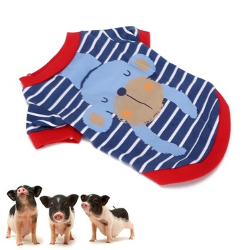 Костюм для домашних животных, тонкая рубашка для собак с героями мультфильмов, толстовки в полоску с