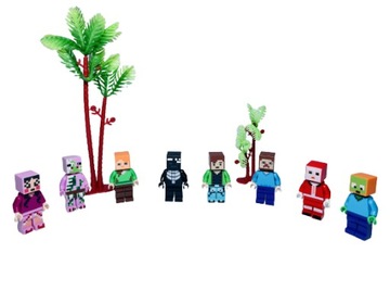 Топперы + блоки Minecraft на день рождения