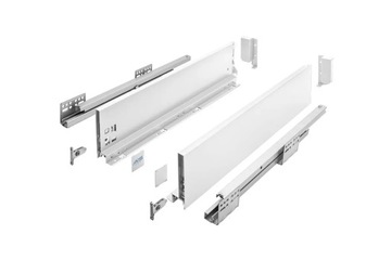 Szuflada GTV Axis PRO biała średnia 250 H116 L250 40kg 3D Cichy Domyk