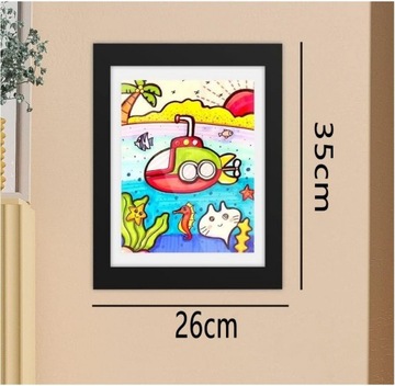 ХУДОЖЕСТВЕННАЯ РАМКА ДЛЯ КАРТИН РИСУНКОВ ФОТОГРАФИЙ ДЛЯ ДЕТЕЙ ДЕРЕВЯННАЯ