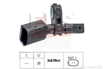 2X ČIDLA RYCHLOST KOLA ABS EPS PŘEDNÍ L+P DO AUDI CUPRA SEAT SKODA