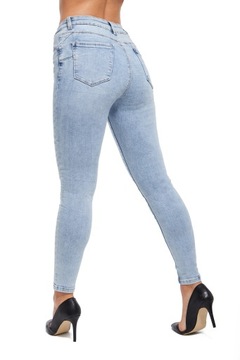 480_ Spodnie damskie jeans rurki - M.SARA _L/40