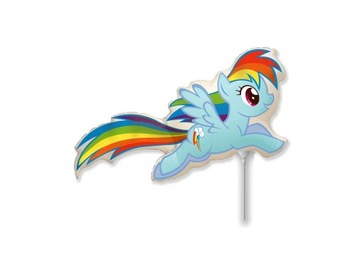 Balon foliowy do patyka My Little Pony Urodziny