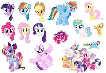 Tymczasowe Tatuaże Dla Dzieci Kucyki Pony