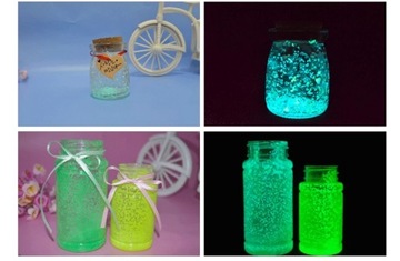 Красочный серебристый песок, супер яркий ночной свет, песок светится в темноте