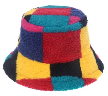 Sztucznego Lamb wool futra Zima pled Czapki