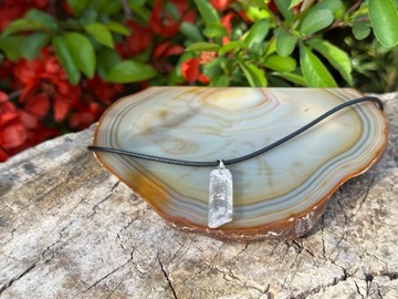 Кулон Подвеска Горный хрусталь Защита натурального камня баланс потока