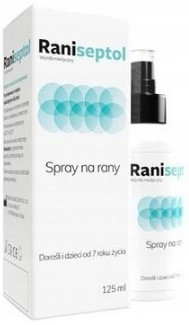 Raniseptol Spray Na Rany 125ml ANTYBAKTERYJNY