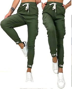 ЭЛАСТИЧНЫЕ БРЮКИ-КАРГО ЦВЕТА F26 размер XL