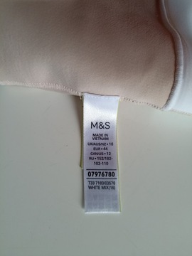 Śliczny biustonosz M&S 7183 EUR 44 UK 16