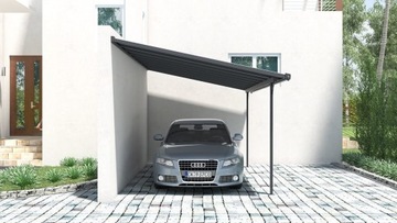 Wiata tarasowa ATLANTA 5,5x3m Cold Grey - HARDMAISTER