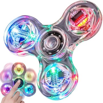Светящийся спиннер Hand Spiner Crystal LED