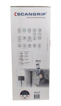 Scangrip Area 10 CAS Светодиодный рабочий фонарь для мастерских 10000 лм с аккумулятором Metabo