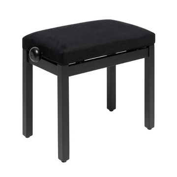 Stagg PB-36 BKM VBK Ława do pianina Czarny Mat Welur
