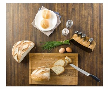 ГЕРЛАХ НАБОР ИЗ 5 КУХОННЫХ НОЖЕЙ В ЛОФТЕ ДЕРЕВЯННЫЙ БЛОК