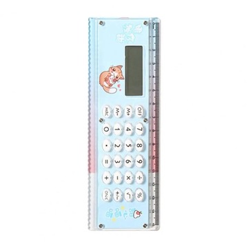 Kalkulator linijki wielofunkcyjny duży wyświetlacz ekran papiernicze 8 cyfr