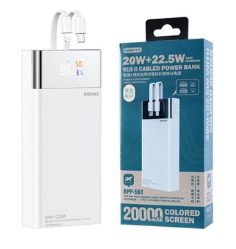 POWERBANK REMAX 20000mAh USB-C Lightning USB 22.5W