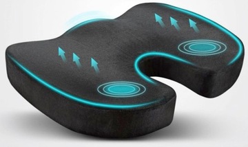 ОРТОПЕДИЧЕСКАЯ ПОДУШКА ДЛЯ АВТОКРЕСЛА, ОФИСА, СИДЕНЬЯ КРЕСЛА, СТУЛА