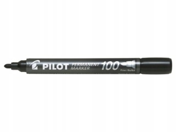Перманентный маркер Pilot SCA-100, круглый, черный, 12