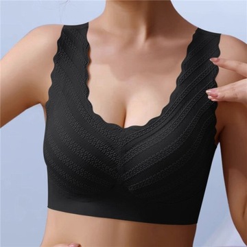 Seamless Women's Bras Large Size Top Support Show