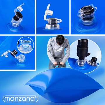 6 надувных подушек для бассейна на зиму, 120х120см.