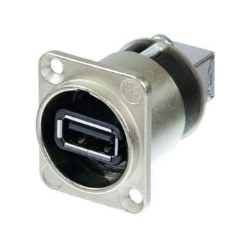 GNIAZDO USB 2.0 MONTAŻOWE NEUTRIK NAUSB-W PANELOWE TABLICOWE