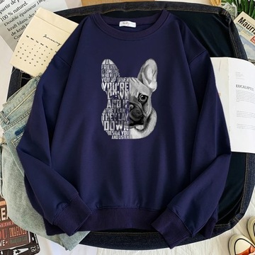 Simple Winter Woman Sweatshirt French Bulldog Quot