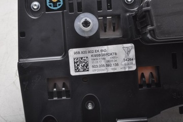 PORSCHE MACAN 3.6 PŘÍSTROJOVÁ DESKA BUDÍKY 95B920902EK GB